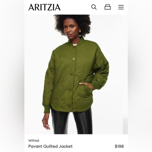 Aritzia Wilfred Pavant Quilted Jacket size S - Picture 13 of 13